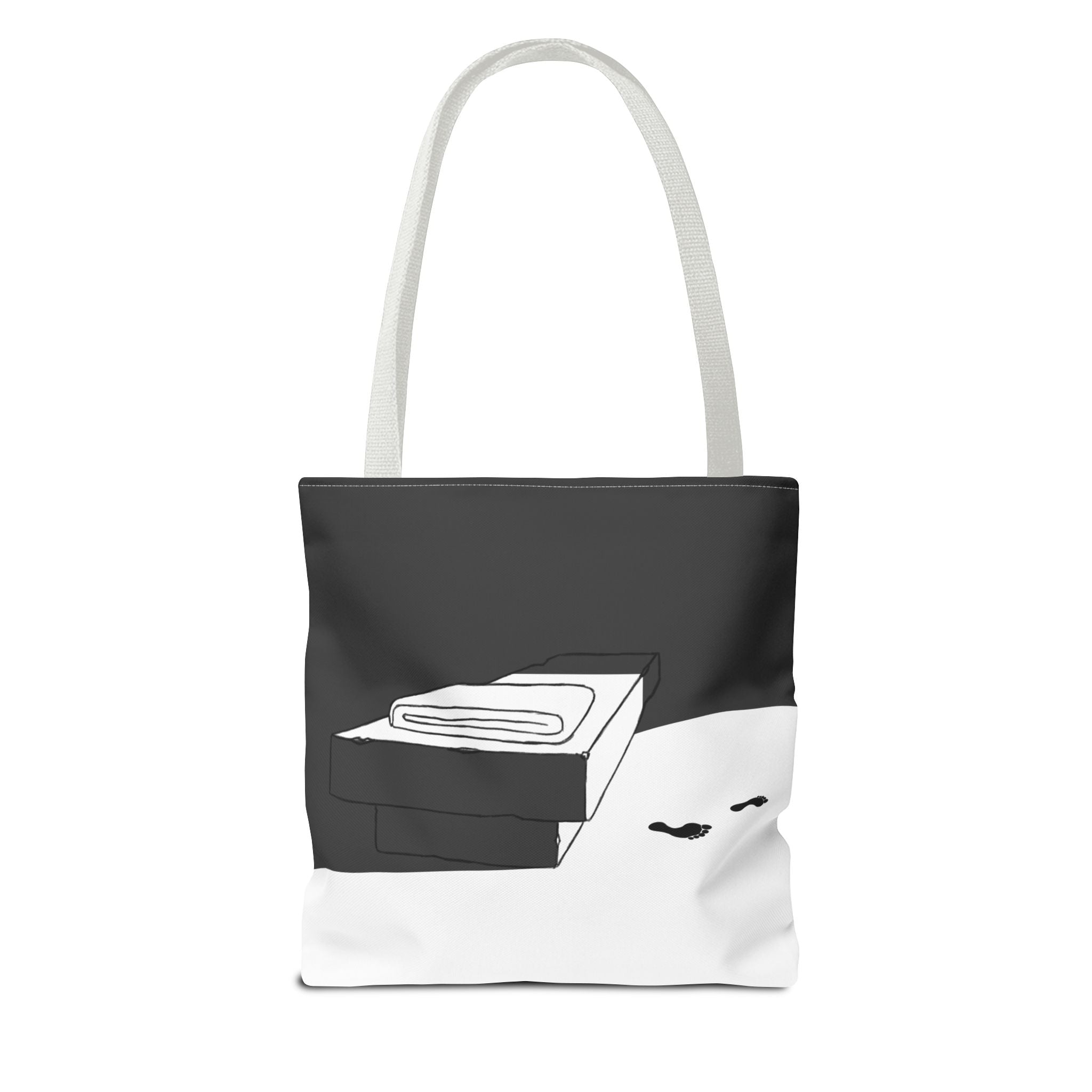 "He Is Not Here" Tote Bag (AOP)