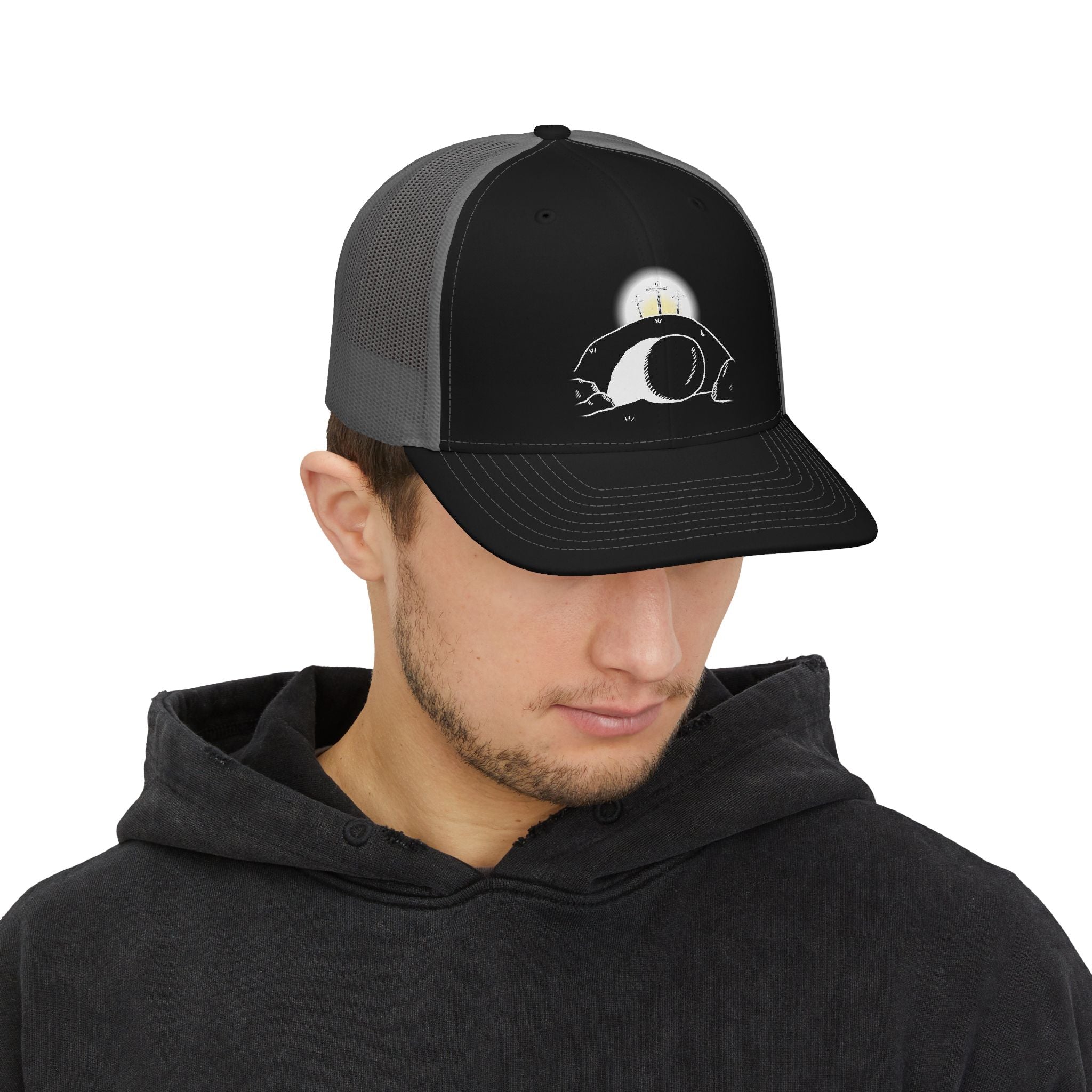 "He Is Not Here" Snapback Trucker Cap