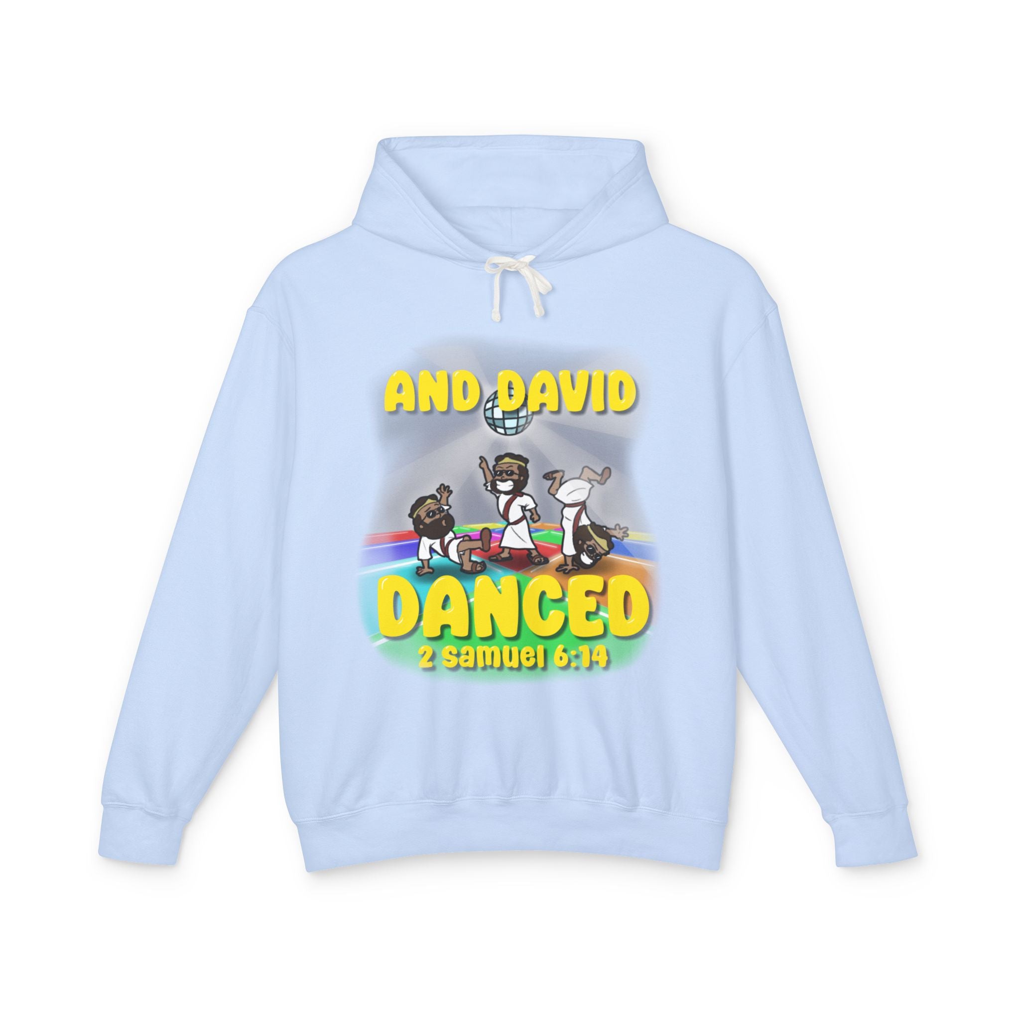 "David Danced" Unisex Lightweight Hooded Sweatshirt