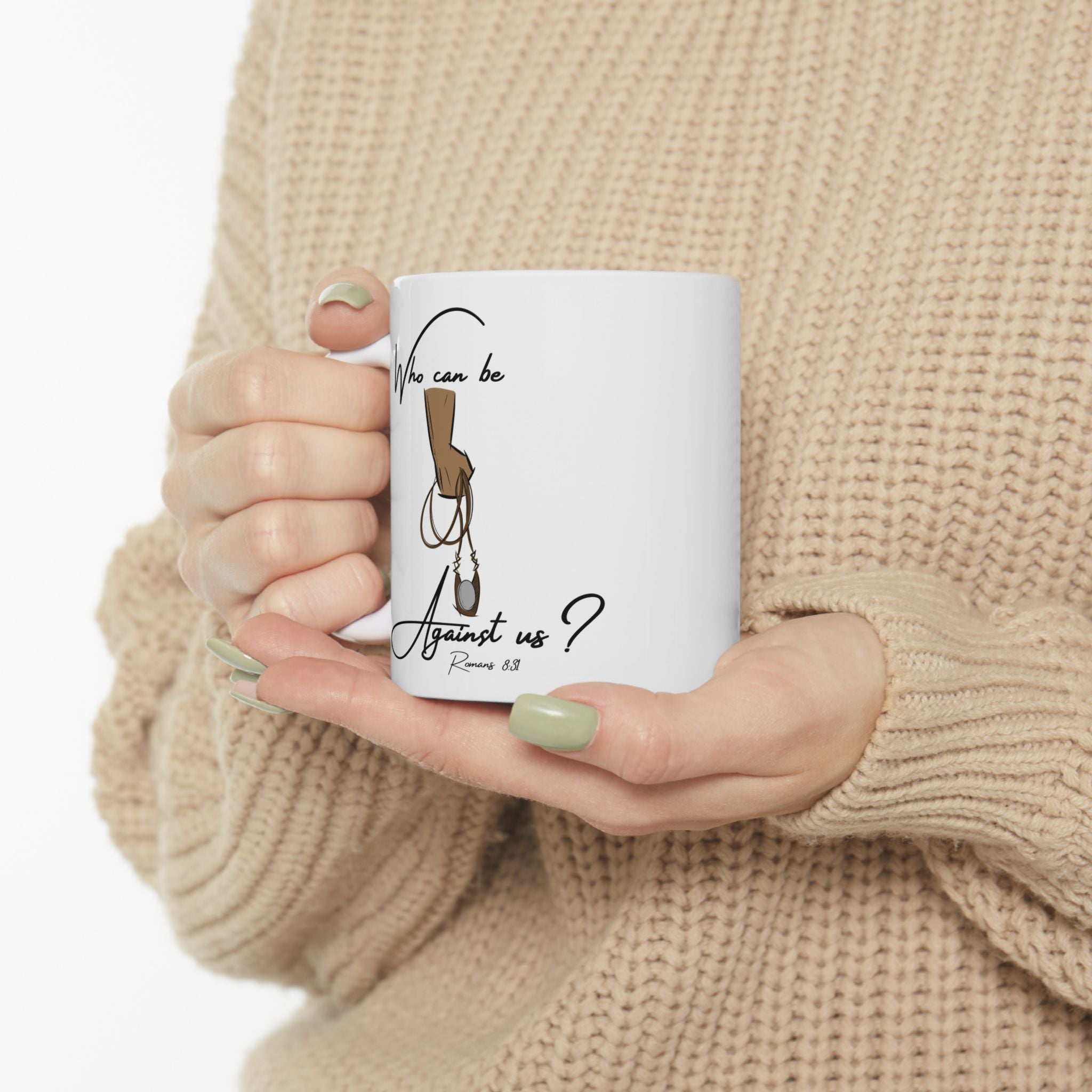 "Against Us" Ceramic Mug, (11oz, 15oz)