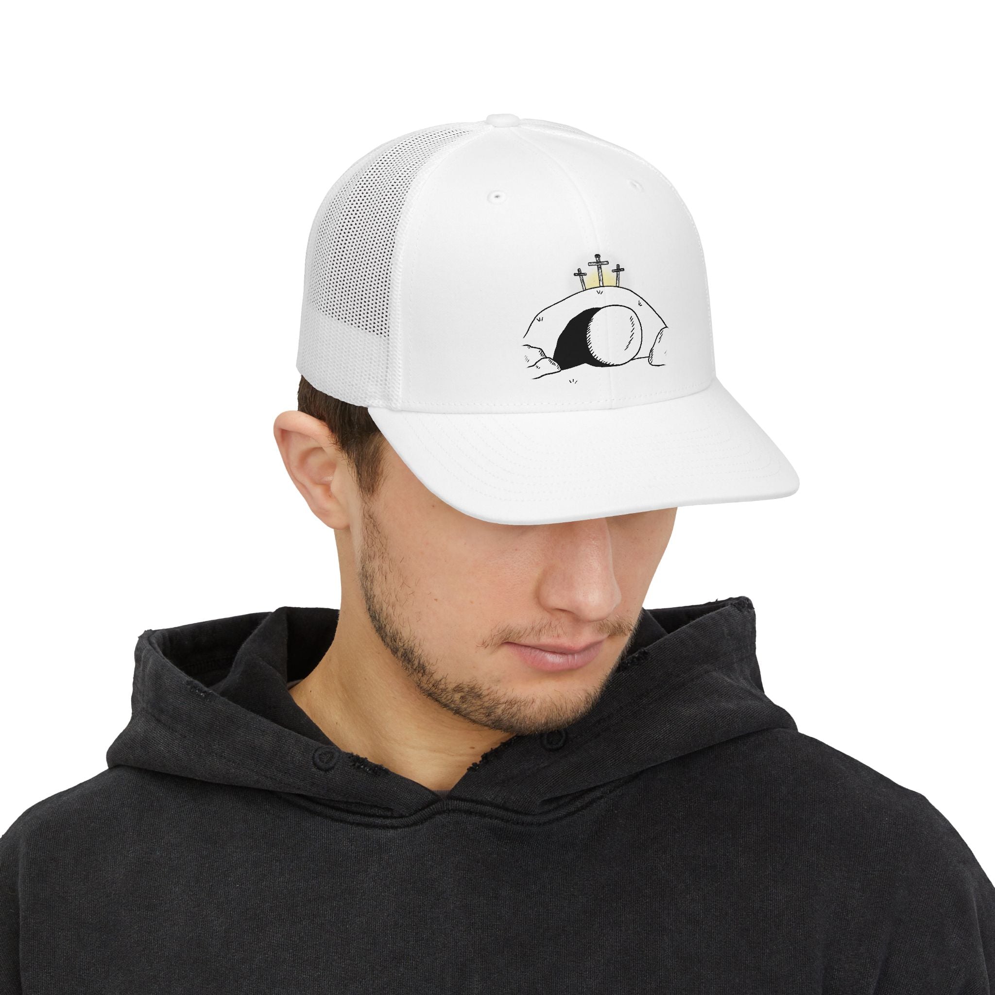 "He Is Not Here" Snapback Trucker Cap