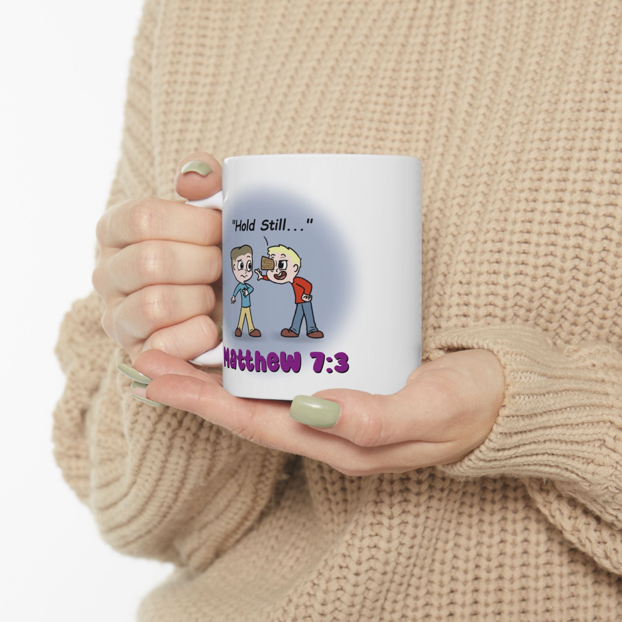 "Remove The Plank" Ceramic Mug, (11oz, 15oz)