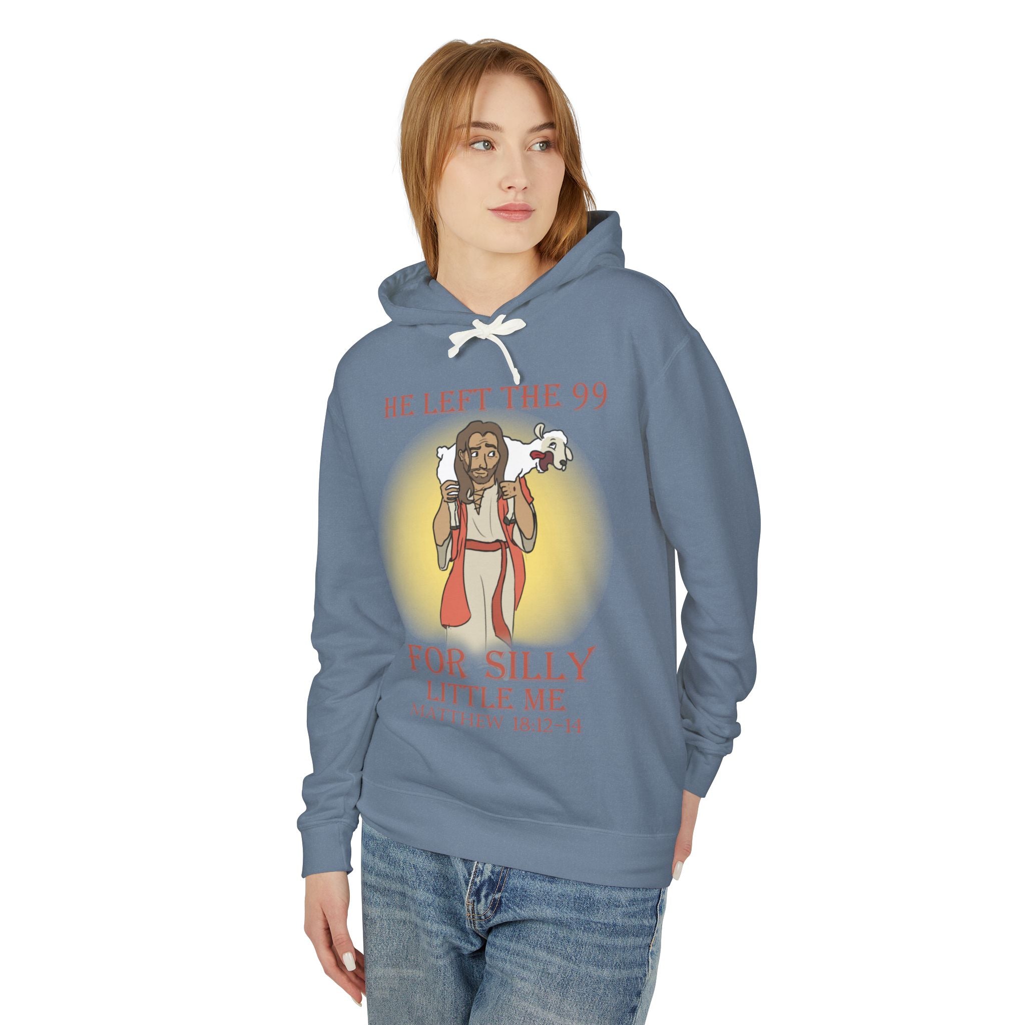 "Silly Little Me" Unisex Lightweight Hooded Sweatshirt