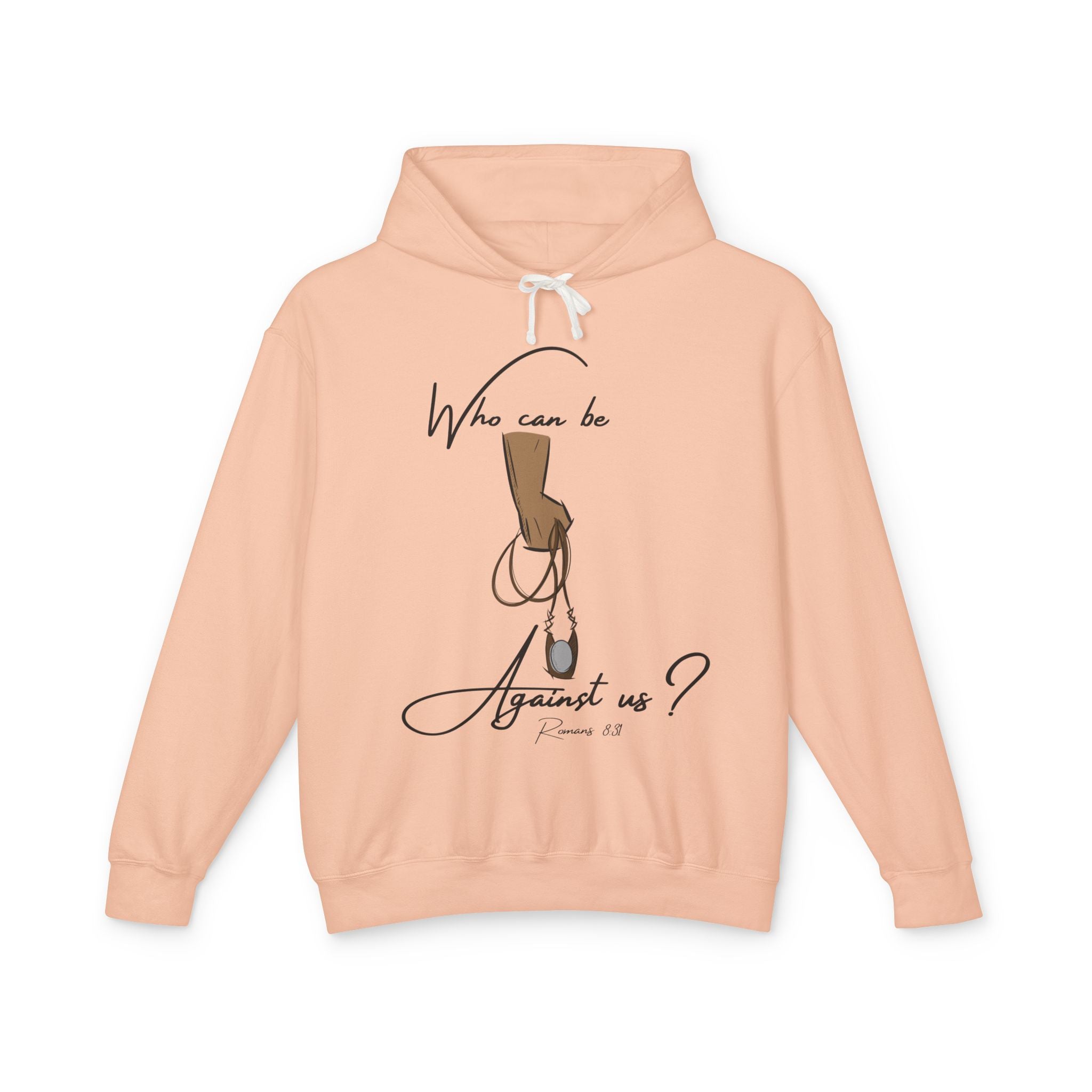 "Against Us" Unisex Lightweight Hooded Sweatshirt