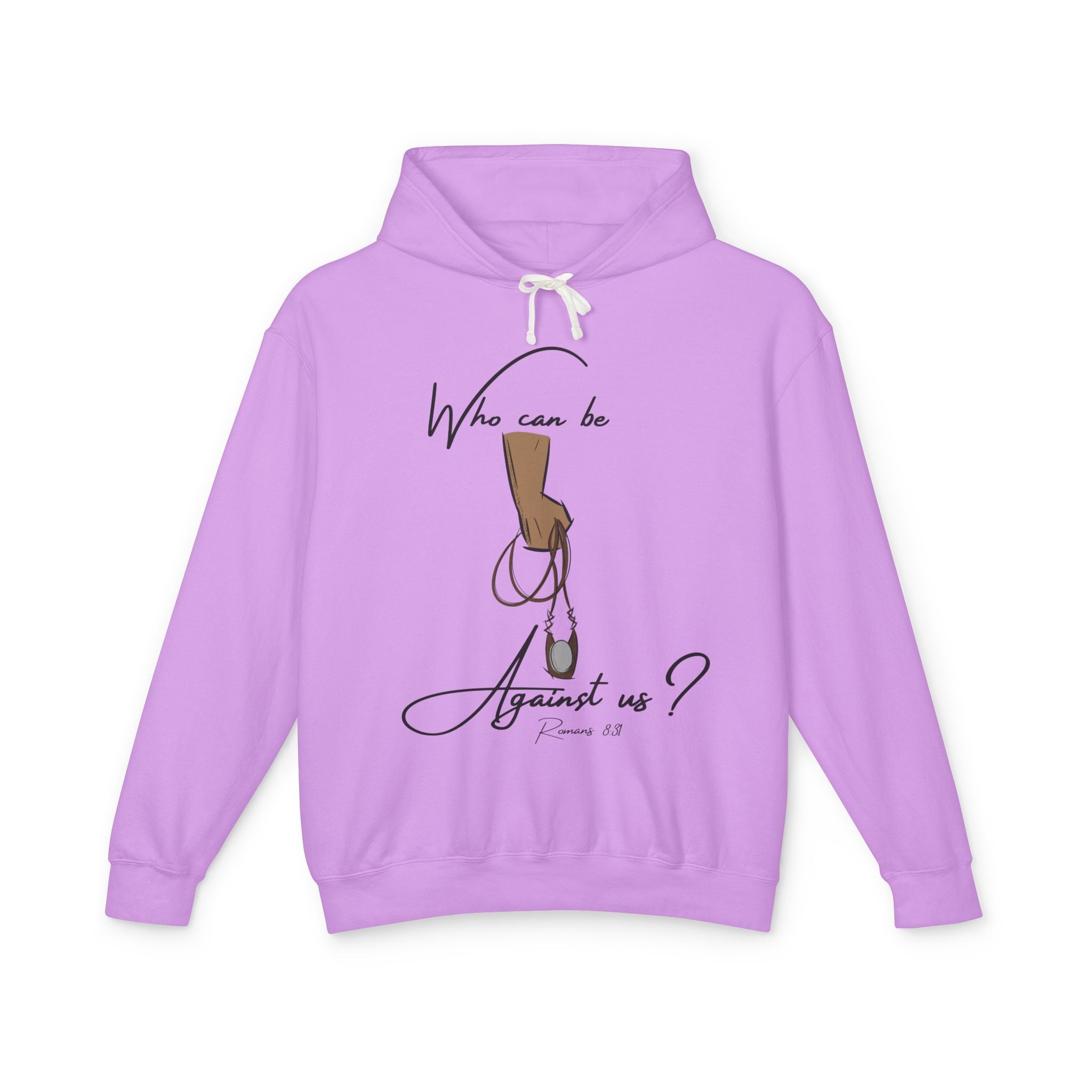 "Against Us" Unisex Lightweight Hooded Sweatshirt