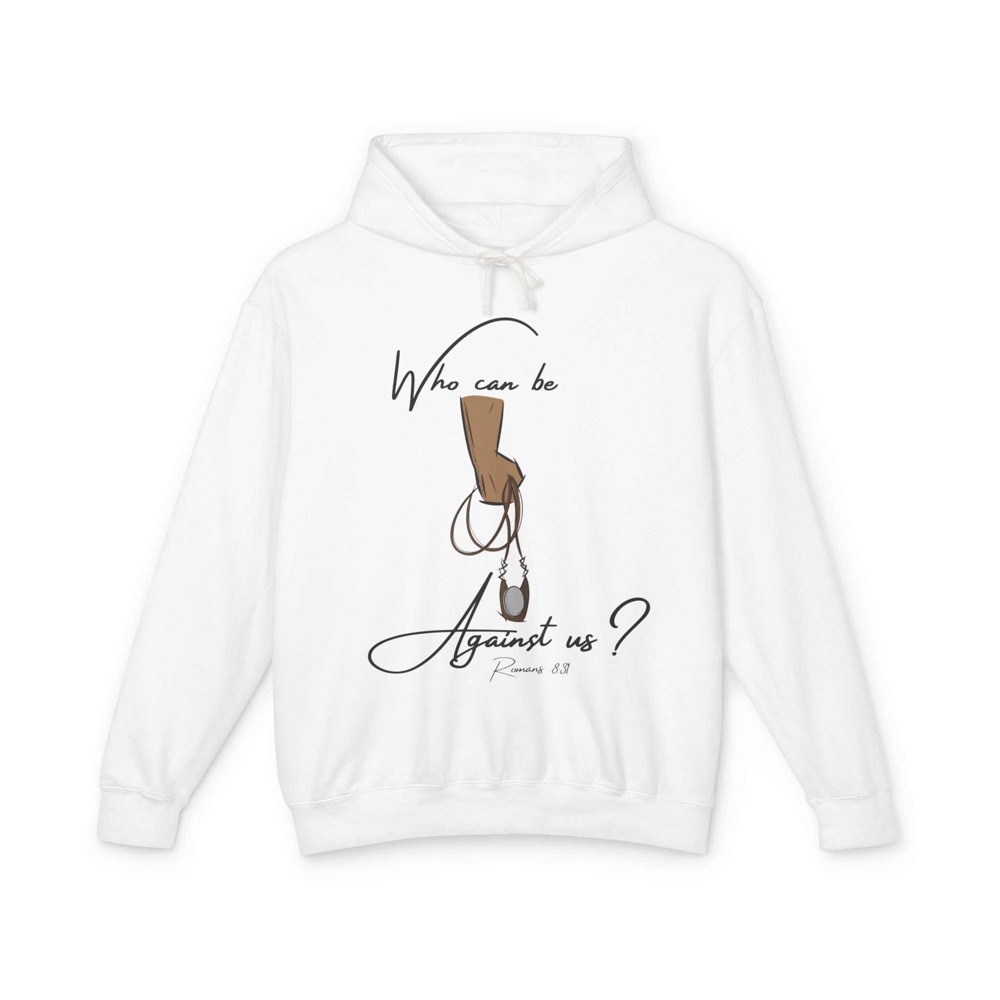 "Against Us" Unisex Lightweight Hooded Sweatshirt