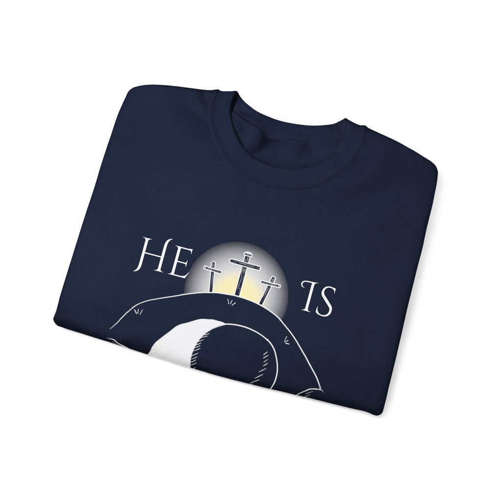 "He Is Not Here" Unisex Heavy Blend™ Crewneck Sweatshirt