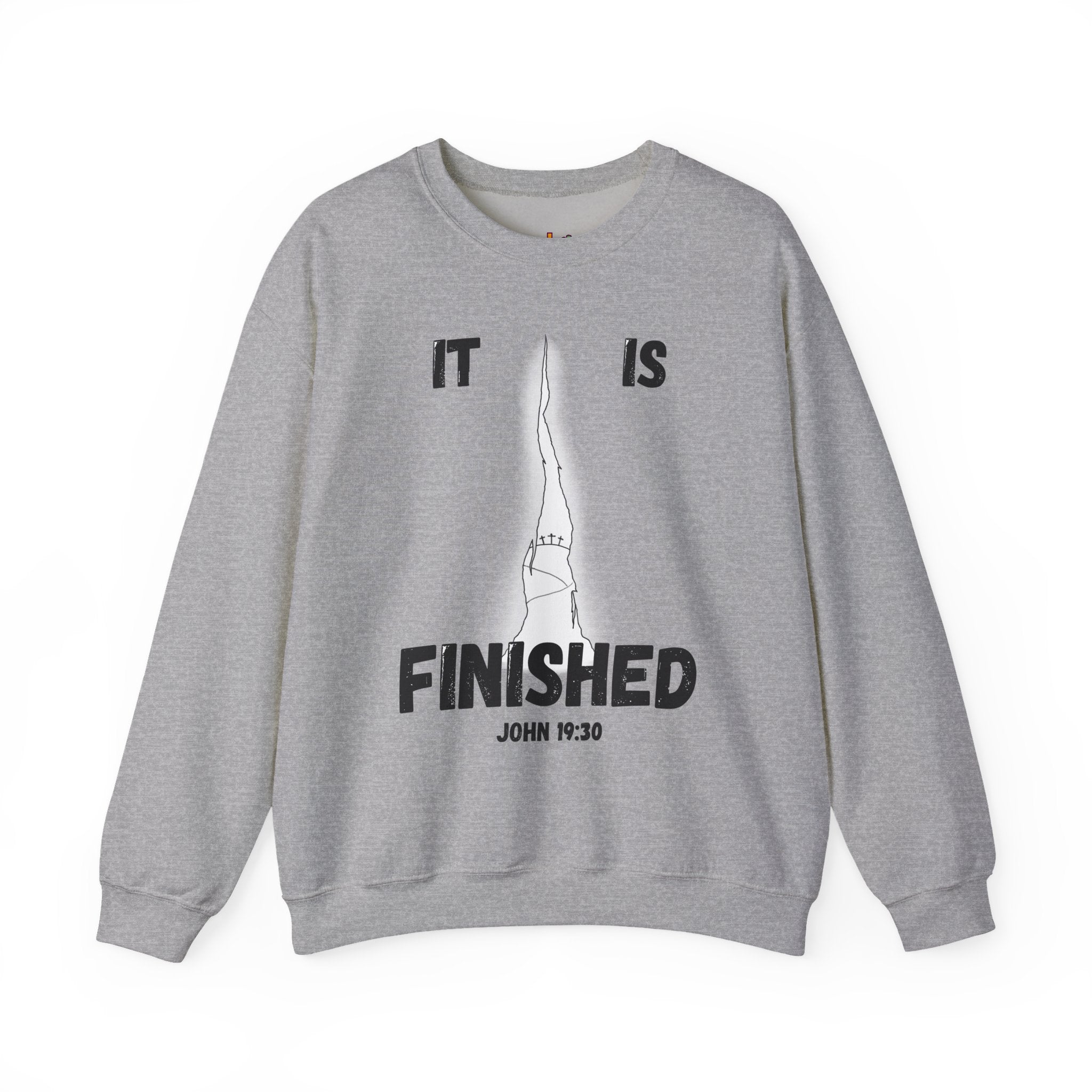 "It Is Finished" Unisex Heavy Blend™ Crewneck Sweatshirt