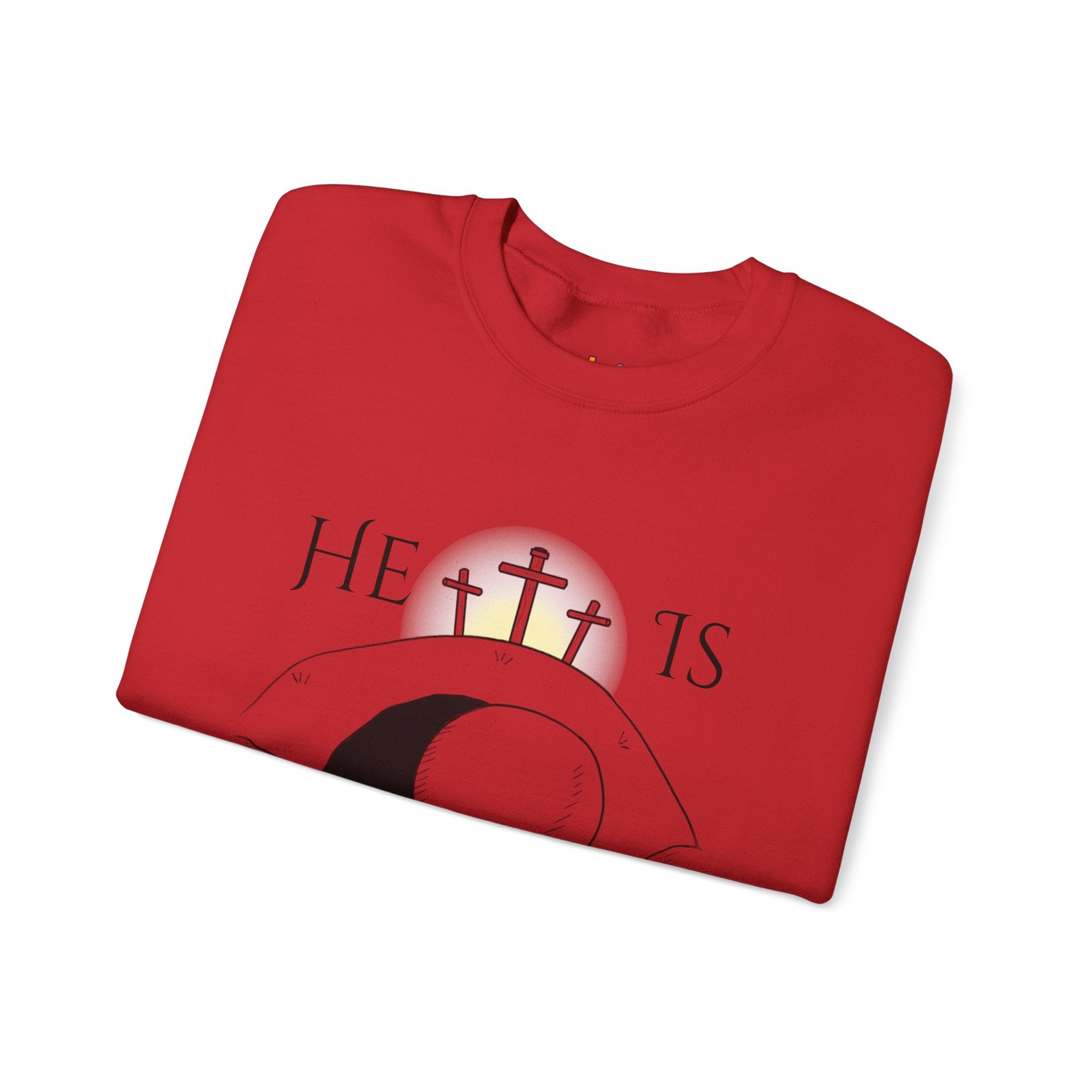 "He Is Not Here" Unisex Heavy Blend™ Crewneck Sweatshirt