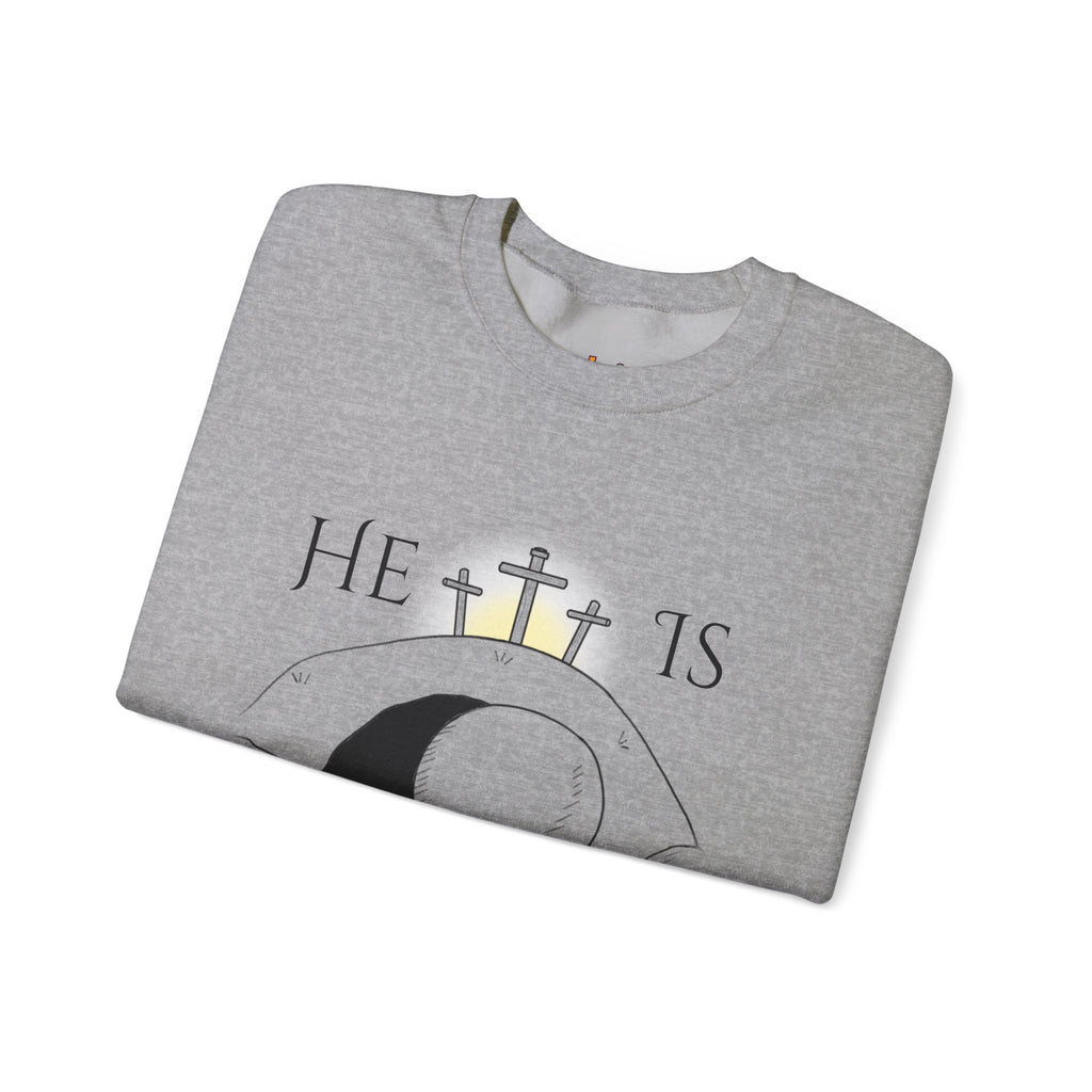 "He Is Not Here" Unisex Heavy Blend™ Crewneck Sweatshirt