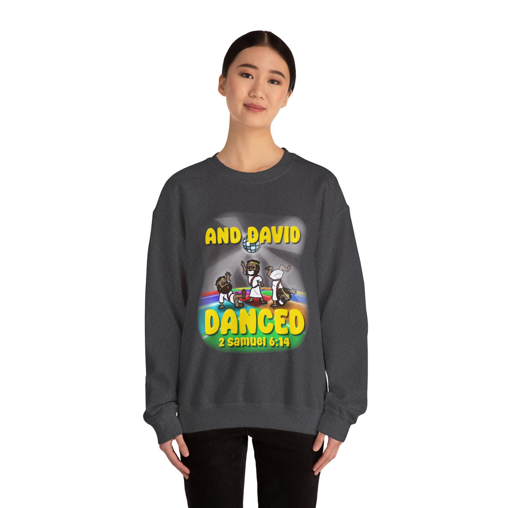 "David Danced"Unisex Heavy Blend™ Crewneck Sweatshirt